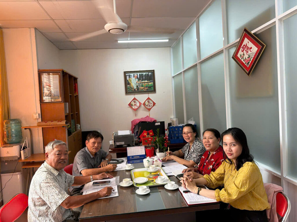 MTTQ P Bình Lợi Trung họp với Hội CTNXP P.1.