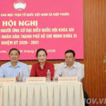 Đc TĐH Phước tiếp xúc cử tri Nhà Bè